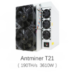 Bitmain Antminer T21 190TH/s 3610W Bitcoin Miner