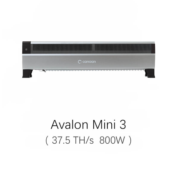Canaan Avalon Mini 3 37.5Th/s 800W Home Bitcoin Miner