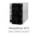 MicroBT WhatsMiner M72 246~278T 14.5J/T Bitcoin Miner