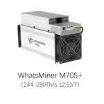 MicroBT WhatsMiner M70S+ 244~280T 12.5J/T Bitcoin Miner