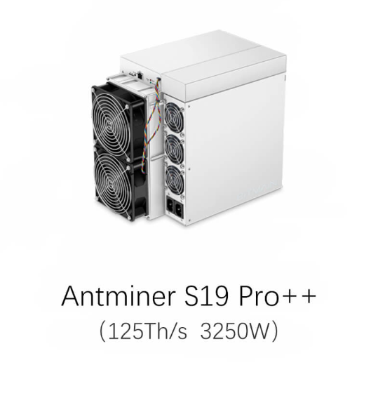 Bitmain Antminer S19 Pro++ 125Th/s 3250W Bitcoin Miner BTC Mining