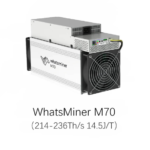 MicroBT WhatsMiner M70 214~236T 14.5J/T Bitcoin Miner