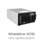 MicroBT WhatsMiner M78S 472~522T 13.5J/T Bitcoin Miner Oil Cooling