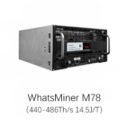 MicroBT WhatsMiner M78 440~486T 14.5J/T Bitcoin Miner Immersion Cooling