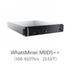 MicroBT WhatsMiner M6DS++ 556-610T 15.5J/T Bitcoin Miner Hydro Cooling
