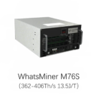 MicroBT WhatsMiner M76S 362~406T 13.5J/T Bitcoin Miner Immersion Cooling