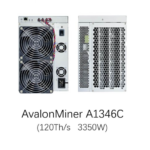 Canaan Avalon Miner 1346C 120T 3350W Asic Mining Machine Bitcoin Miner