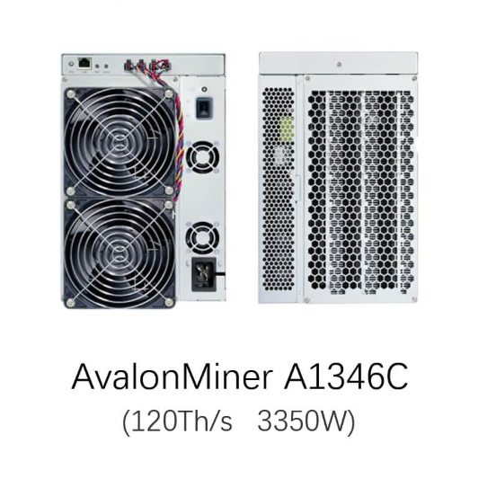 Canaan Avalon Miner 1346C 120T 3350W Asic Mining Machine Bitcoin Miner