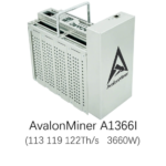 Canaan Avalon A1366I 113T 119T 122T 3660W Bitcoin Crypto Miner