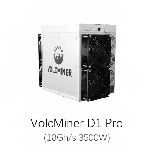 VOLCMINER D1 Pro 20Gh/s 3700W Litecoin Dogecoin Bells Miner