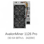 New AvalonMiner 1126 Pro 68T Asic Mining Machine Bitcoin Crypto Miner with High Hashrate