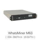 MicroBT Whatsminer M63 334T 366T 19.9J/TH Hydro Cooling Bitcoin Miner