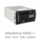 MicroBT Whatsminer M56S++ 240-260T 22W/T BTC BCH Mining Immersion Cooling Miner