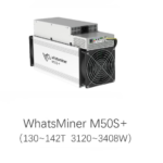 MicroBT Whatsminer M50S+ 130~142T 3120~3408W Bitcoin Miner Asic Mining Machine