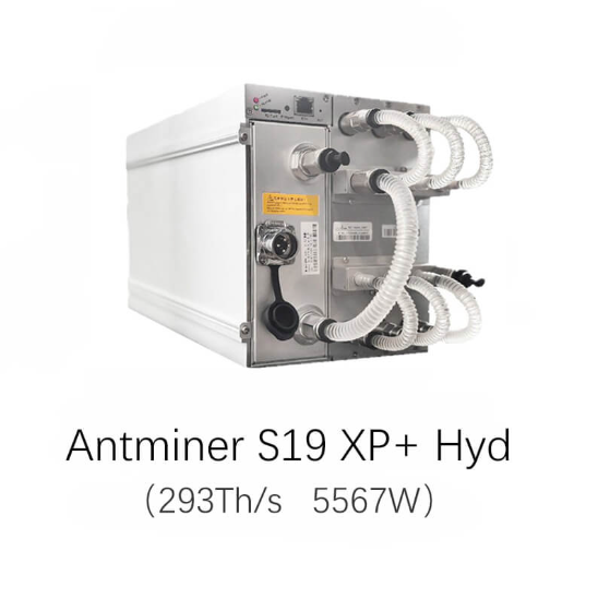 Bitmain Antminer S19 XP+ Hyd 279Th/s 293Th/s 5567W Bitcoin Miner Hydro Cooling