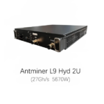 Bitmain Antminer L9 Hyd 2U 27Gh/s 5670W Dogecoin Miner