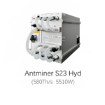Bitmain Antminer S23 Hyd 580Th/s 5510W Bitcoin Miner Hydro Cooling