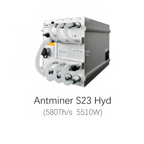 Bitmain Antminer S23 Hyd 580Th/s 5510W Bitcoin Miner Hydro Cooling