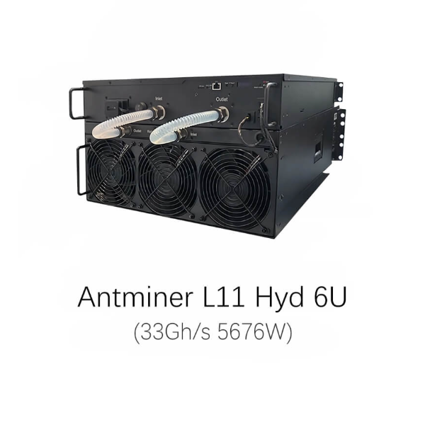 Bitmain Antminer L11 Hyd 6U 33Gh/s 5676W Dogecoin Miner